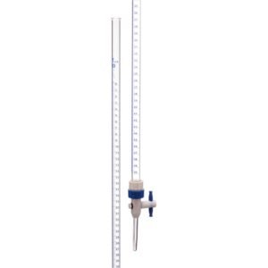 Burette With Detachable PTFE key Stopcock, ISO "Class B"