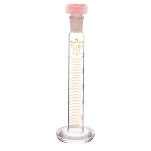 Measuring Cylinder, With Round Glass Base and PP Super Stopper™, ISO "Class A"