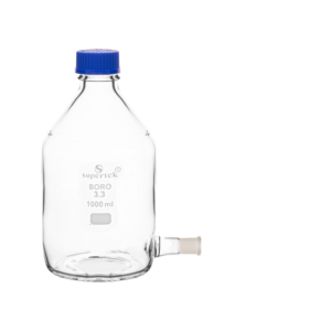 Aspirator Bottle with GL 45 Screw Cap and Socket at Bottom