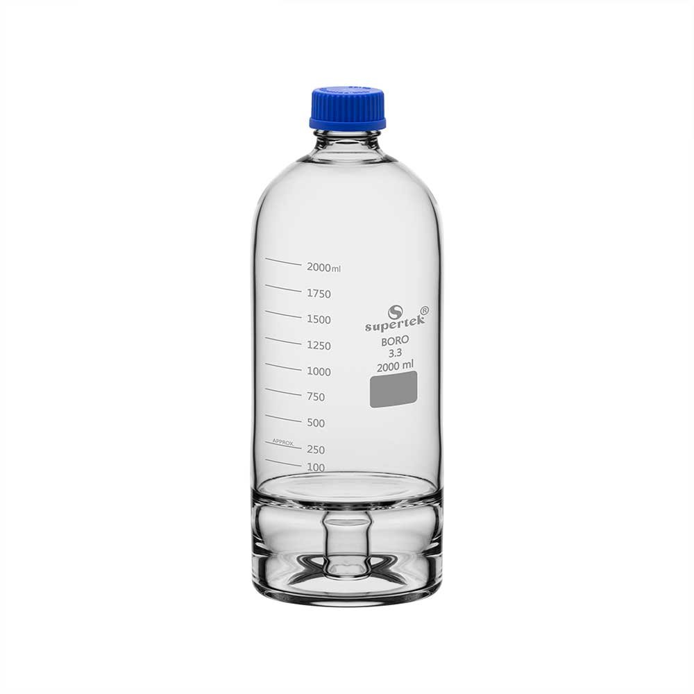 Storage Bottle with High Solvent Recovery for HPLC