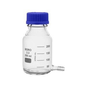 Aspirator Bottle GL 45 With Screw Cap and Tubulation