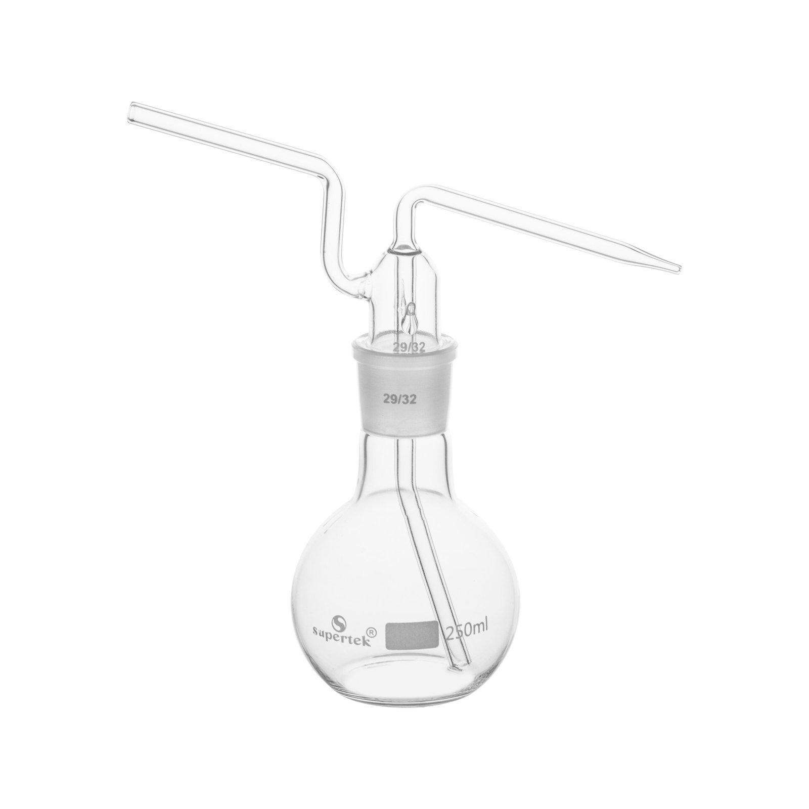 Gas Washing Bottle - Flat Bottom Flask - Image 3