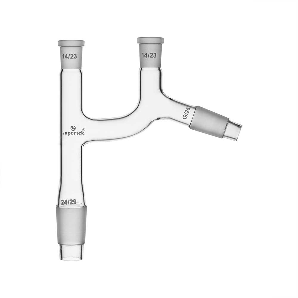 Claisen Head, Sloping with Two 14/23 Sockets