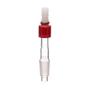 Adapter, Cone To Flexible Tubing Right Angle Connection With  Screw Thread, Straight