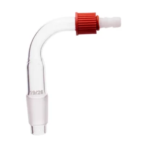 Adapter, Cone To Flexible Tubing Right Angle Connection With  Screw Thread, Right Angle