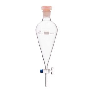 Separating Funnel Squibb Shape, Plain With PP Super Stopper™