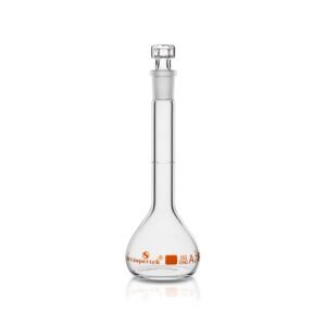 Flask Volumetric, With Interchangeable Glass Stopper,  ISO "Class A"