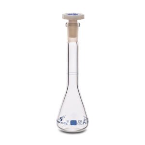Flask Volumetric Trapezoidal With PP Stopper, ISO "Class A"