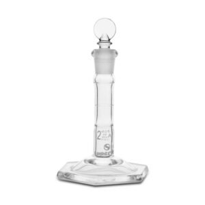Flask Volumetric, Micro with Hexagonal Base & Penny Head  Glass Stopper Class ASTM "Class A"