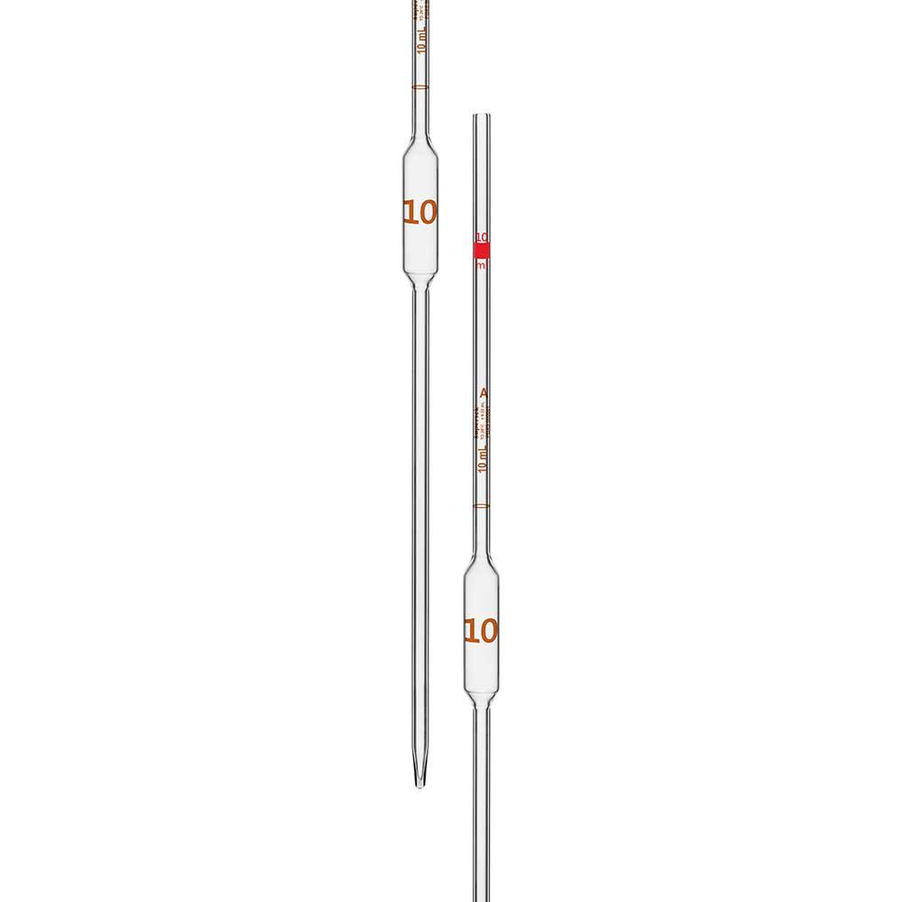Volumetric Pipette, With One Mark, Bulb Type, ASTM "Class A"