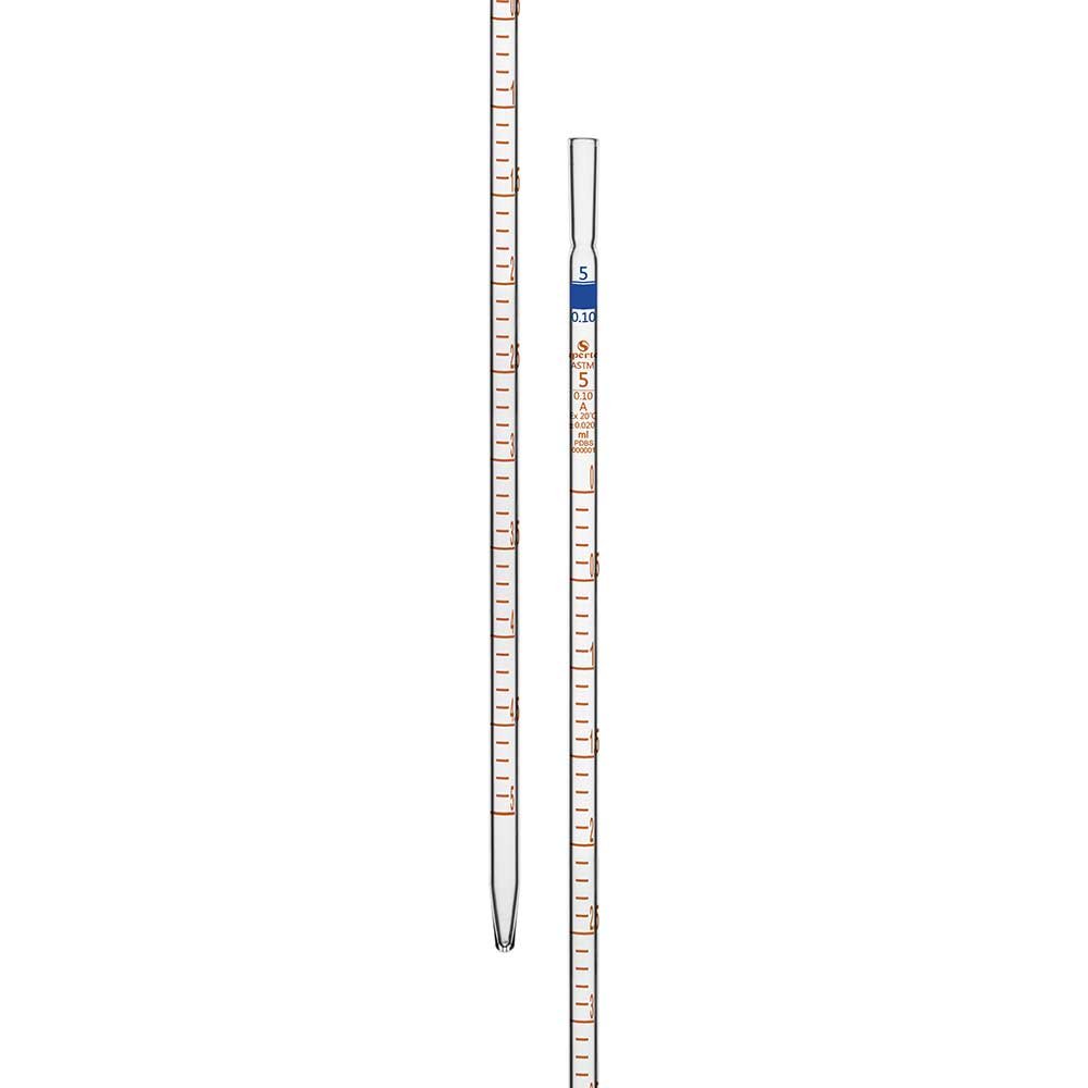 Graduated Pipettes Type 1 (Mohr), Color Coded, ASTM "Class A"