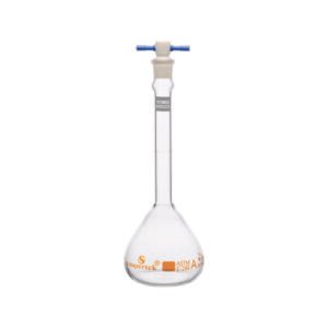 Flask Volumetric, Narrow Mouth With PTFE Stopper, ASTM "Class A"