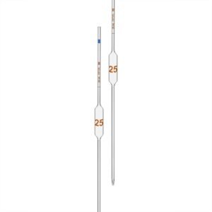 Volumetric Pipette, With One Mark, Bulb Type, ASTM "Class B"