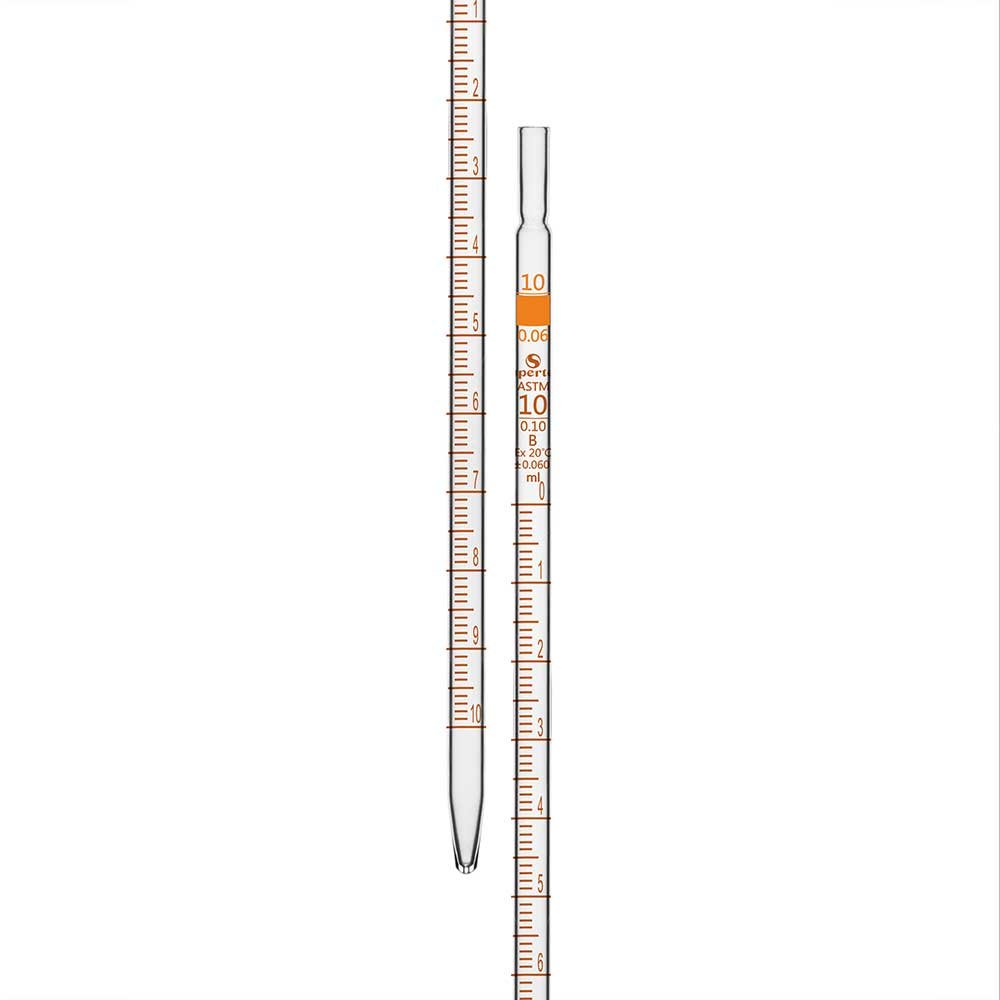 Graduated Pipettes Type 1 (Mohr), Color Coded, ASTM "Class B"