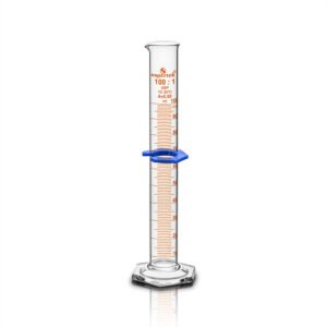 Measuring Cylinder With Hexagonal Glass Base, USP "Class A"