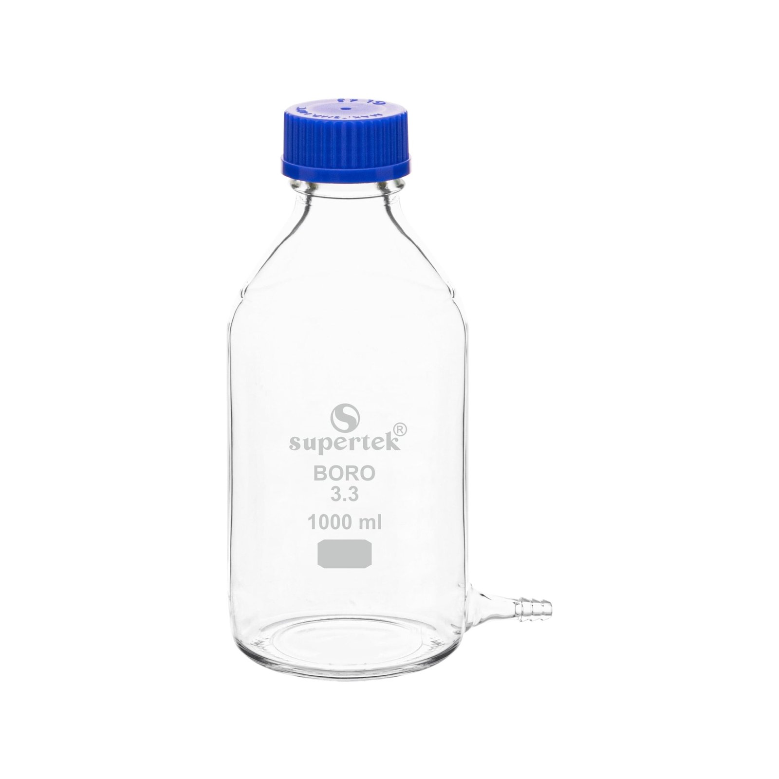 Aspirator Bottle GL 45 With Screw Cap and Tubulation