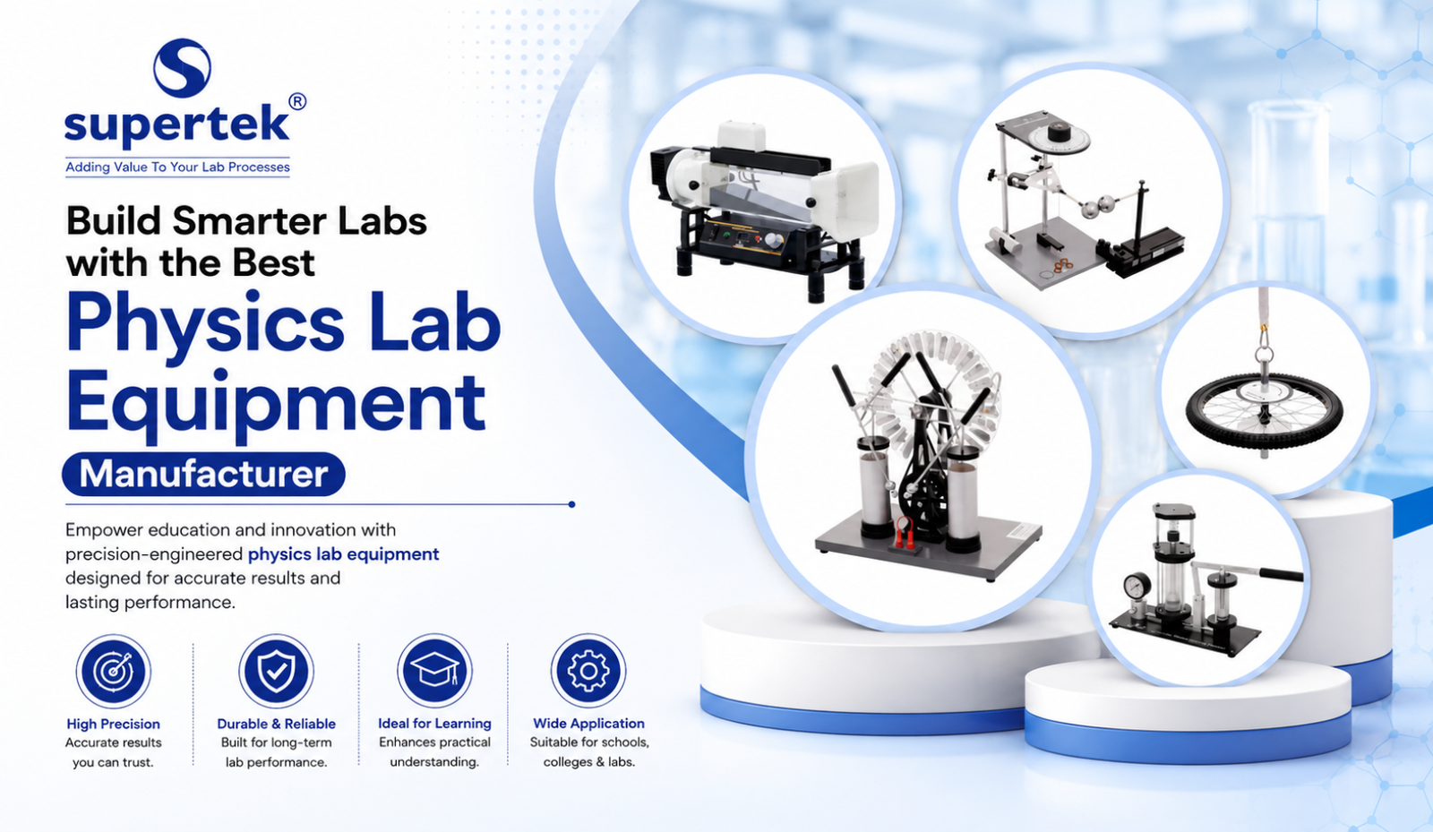 Build Smarter Labs with the Best Physics Lab Equipment Manufacturer