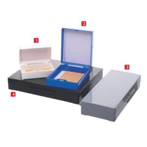 Microscope Slide Box, Acrylonitrile Butadiene Styrene (ABS)