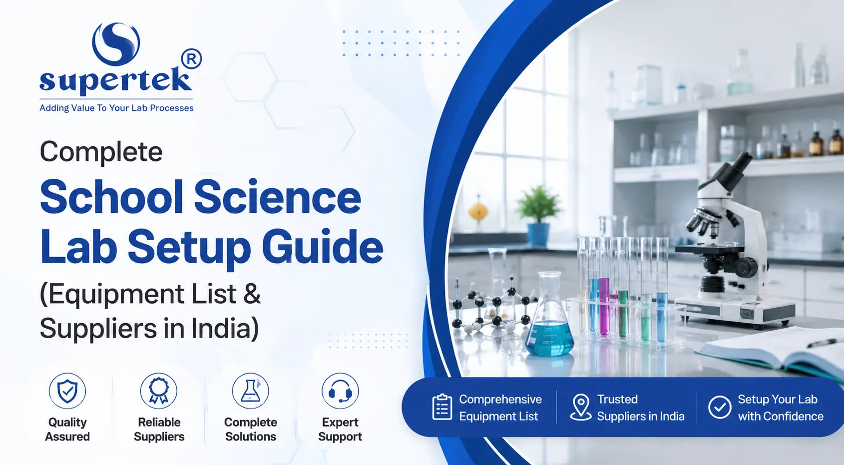Complete School Science Lab Setup Guide (Equipment List & Suppliers in India)