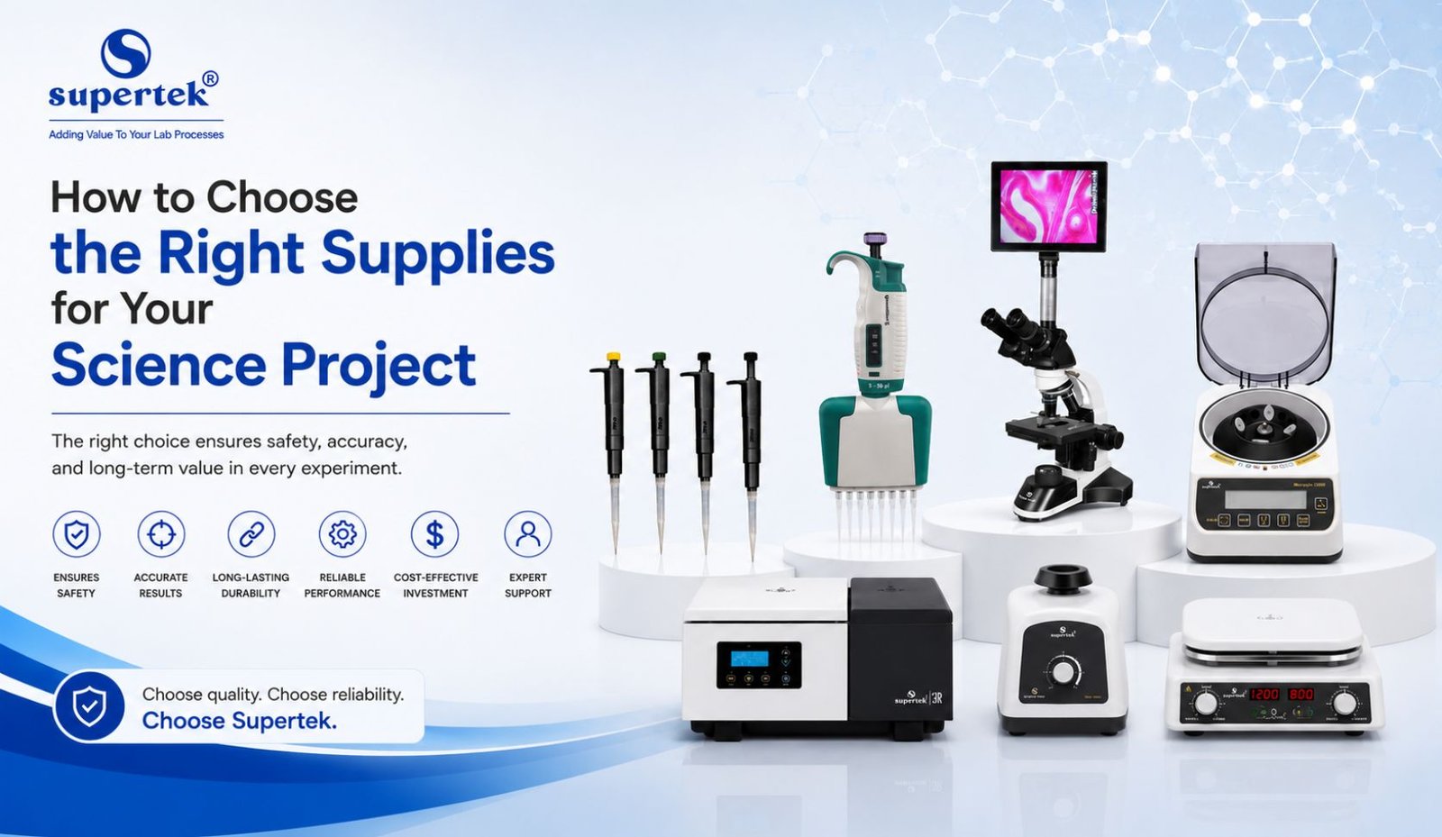 How to Choose the Right Supplies for Your Science Project